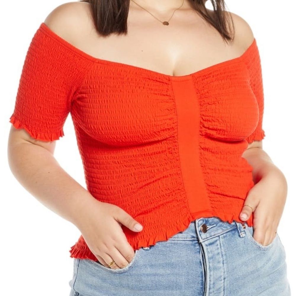 BP Smocked Top XL nwt